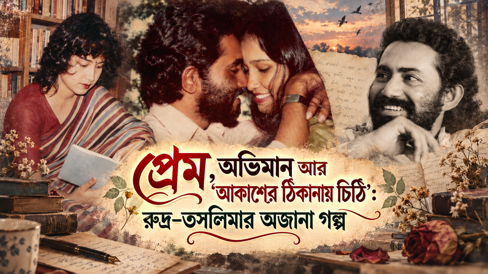 Love, Resentment and &lsquo;Write to the Address of the Sky&rsquo;: The Untold Story of Rudra and Taslima