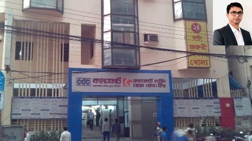 Allegation of death of patient due to wrong treatment at Comfort Hospital