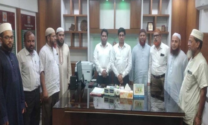 Courtesy meeting of Jamaat leaders with UNO at Jhikargacha