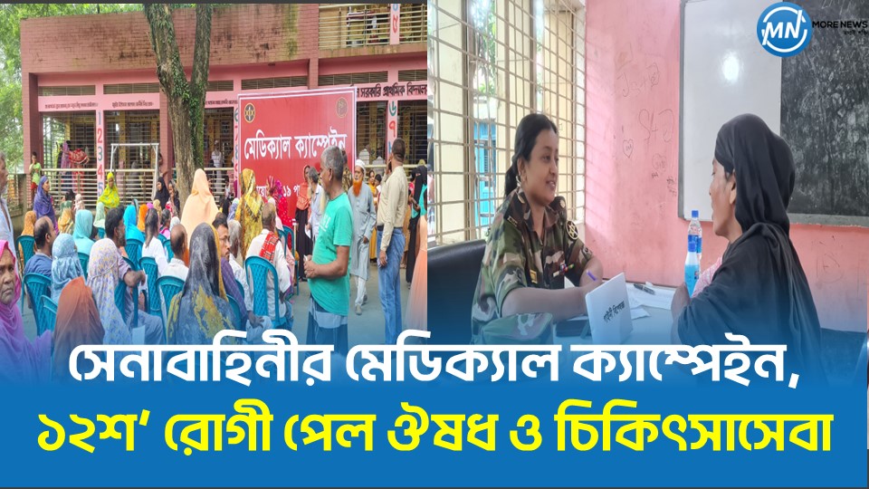 Army medical campaign, 1200 patients received medicine and medical care