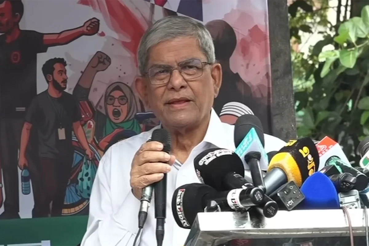 “সমন্বয়কদের চাঁদা দাবির খবরে বেদনায় নীল হয়ে গিয়েছি” — শাহবাগে মির্জা ফখরুলের গর্জন