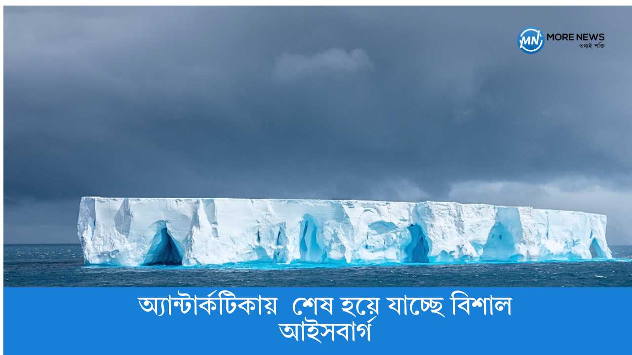 অ্যান্টার্কটিকায় শেষ হয়ে যাচ্ছে বিশাল আইসবার্গ