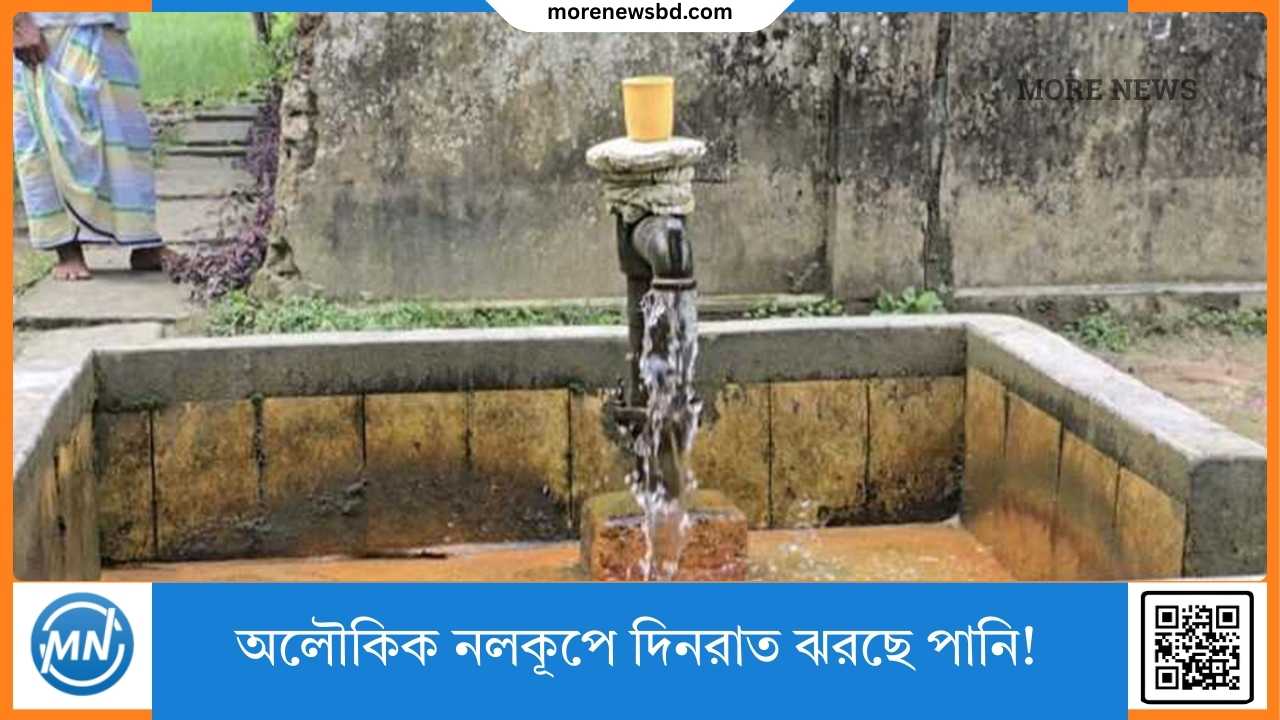 অলৌকিক নলকূপে দিনরাত ঝরছে পানি!