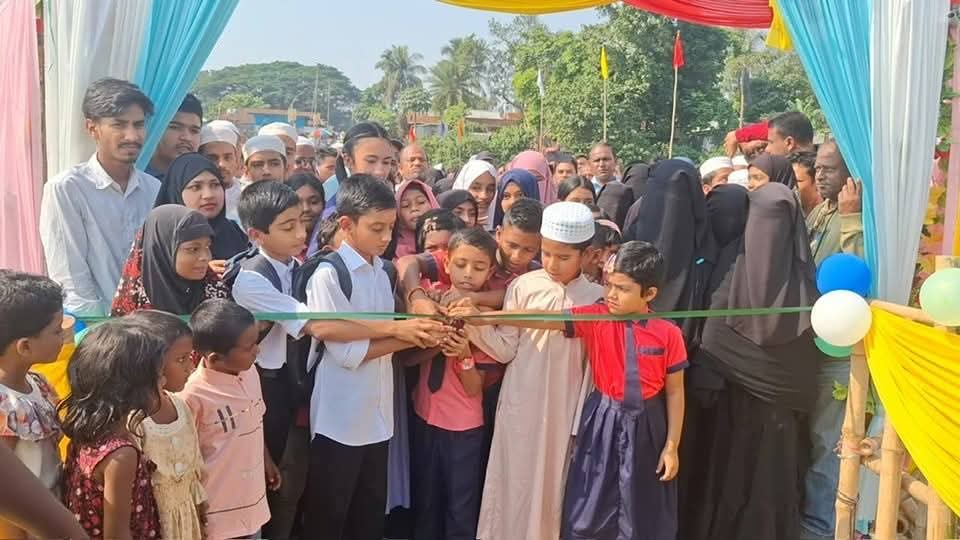 Barrister Kaiser Kamal builds wooden bridge over Someshwari River to ease public suffering