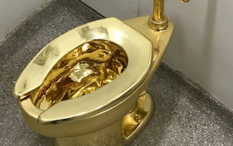 The world's most expensive toilet is now up for auction