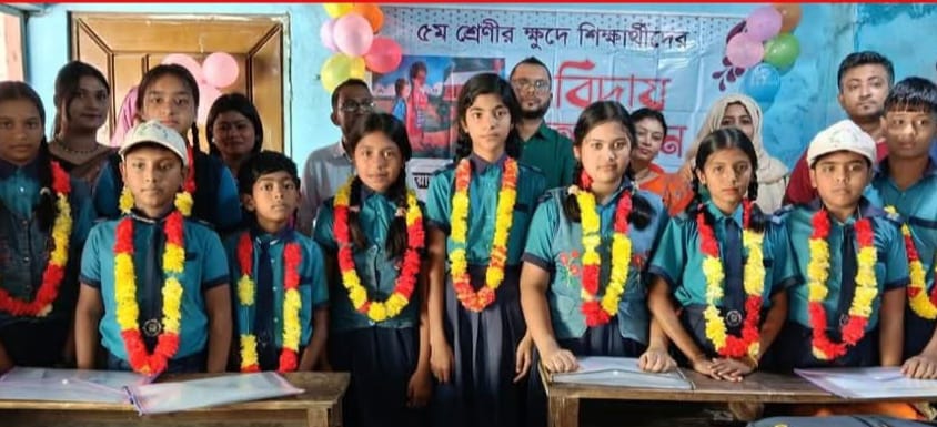 Farewell ceremony of 5th grade students of The Child Learning Homes held in Durgapur