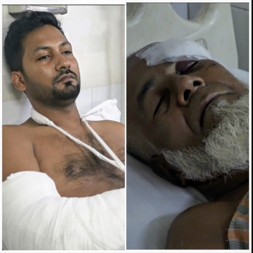 সাভারে ভূমিদস্যুদের হামলায় পিতা-পুত্রসহ তিনজন আহত