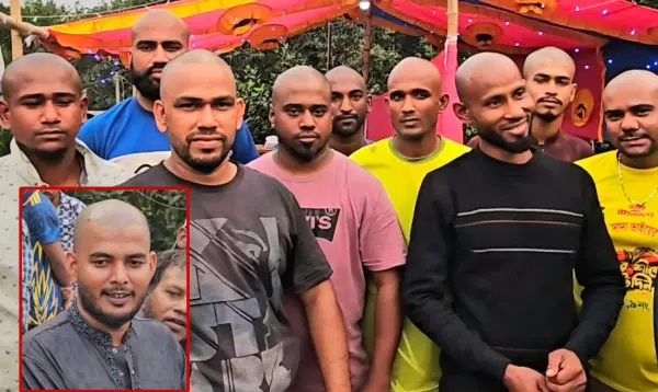 কুমিল্লায় অসুস্থ বন্ধুর পাশে অনন্য দৃষ্টান্ত: মনোবল বাড়াতে একসাথে ‘ন্যাড়া’ হলেন ১০ বন্ধু