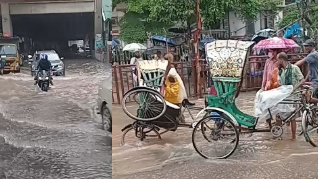 বৃষ্টিতে জলাবদ্ধ রাজধানী, সড়কে চলাচলে চরম ভোগান্তি