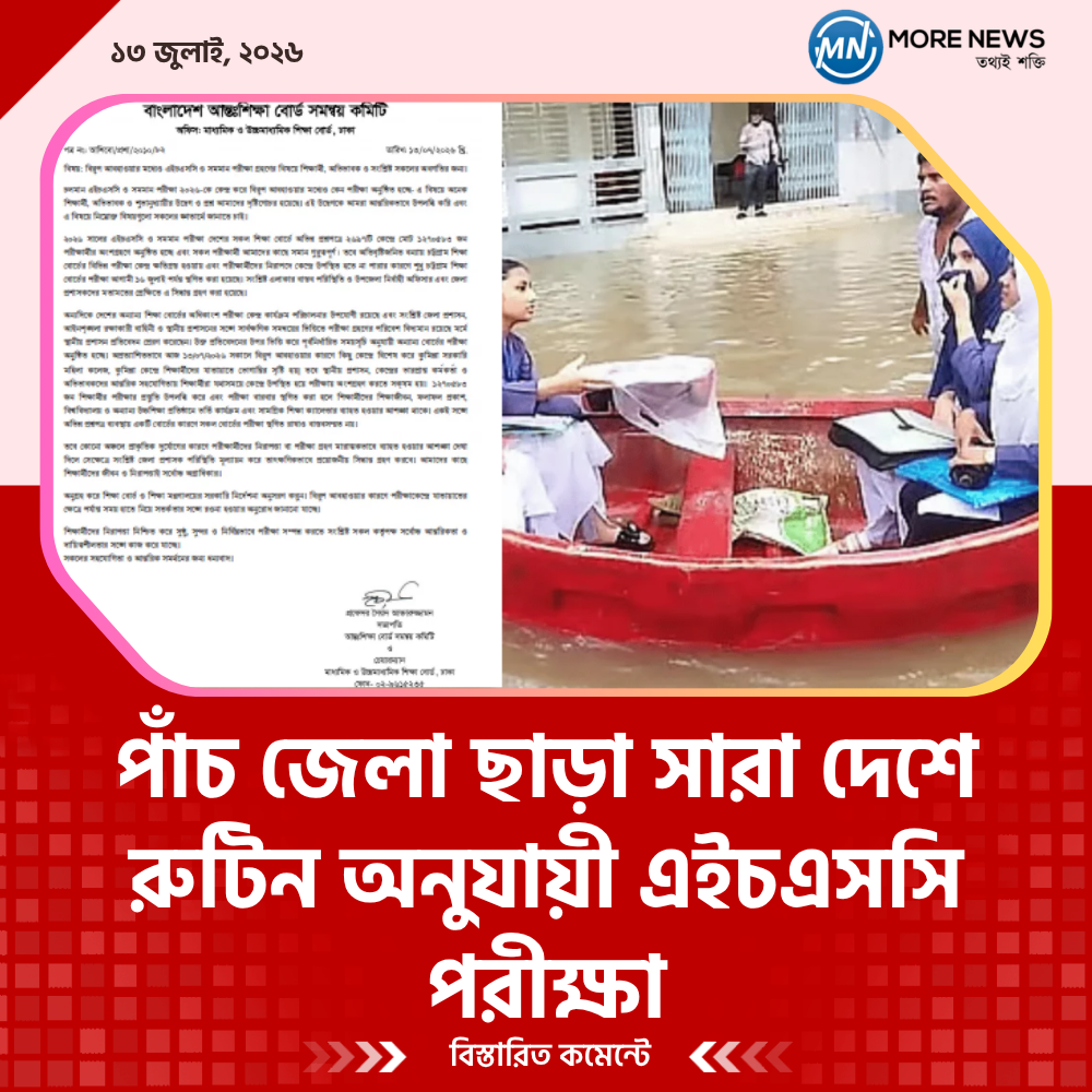 পাঁচ জেলা ছাড়া সারা দেশে রুটিন অনুযায়ী এইচএসসি পরীক্ষা