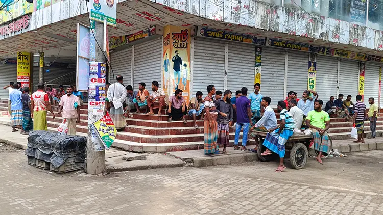A different kind of market in Mymensingh: Where human labor is sold every day